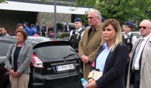 Le prince Laurent présent aux funérailles des policières de Liège