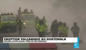 Guatemala : près de 200 disparus dans l'éruption du volcan del fuego