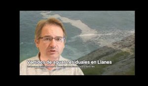Denuncian pestilentes vertidos de aguas residuales al mar en el Paseo de San Pedro, Llanes, Asturias