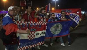 Mondial: les Croates à la fête à la sortie du stade