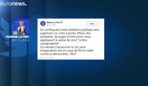 Rassemblement national : saisie de deux millions d'euros par la justice française