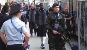 Mondial/France-Belgique : arrivée des Bleus à l'hôtel