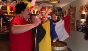 Mondial-2018: à la frontière franco-belge, le coeur balance