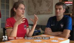 France - Belgique : Ce couple franco-belge va regarder le match séparément ! (Vidéo) 