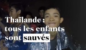 Grotte en Thaïlande : les 12 enfants et leur entraîneur sont sauvés