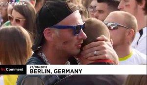 La tristesse des supporters allemands