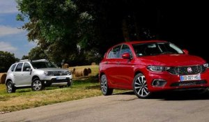 Dacia Duster vs Fiat Tipo : la loi du marché [COMPARATIF VIDEO]