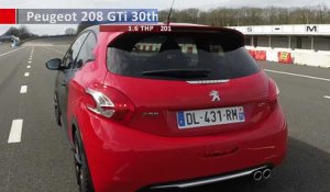 Peugeot 208 GTi 30th 1.6 THP : 0 à 100 km/h sur le circuit de Montlhéry - AutoMoto 2015