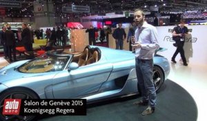 Koenigsegg Regera - Salon de Genève 2015 : présentation vidéo live