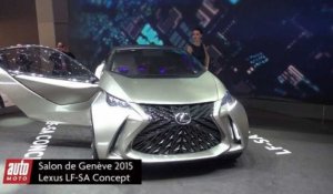 Lexus LF-SA Concept - Salon de Genève 2015 : présentation vidéo live
