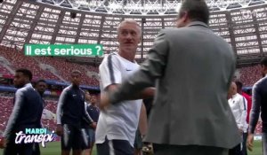 Didier Deschamps s'énerve contre un stadier : "Il est sérieux, lui?"