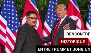 Rencontre historique entre Donald Trump et Kim Jong Un