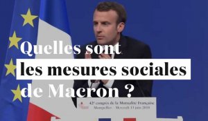 "Reste à charge zéro", "fin de la sur-médicalisation"... les annonces sociales de Macron