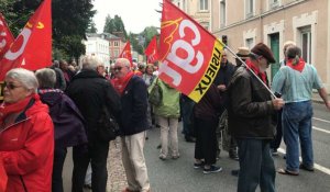Manifestation des retraités contre la hausse de la CSG