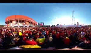 Liège: Angleterre-Belgique depuis Sclessin en vidéo 360 degrés