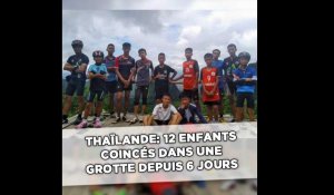 Thaïlande: 12 enfants coincés dans une grotte depuis 6 jours