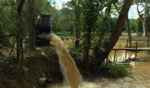 Grotte en Thaïlande: les paysans, victimes stoïques des pompages