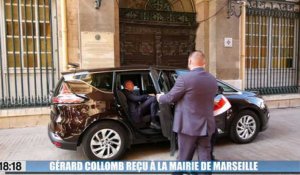 Le Ministre de l'Intérieur Gérard Collomb en visite à Marseille