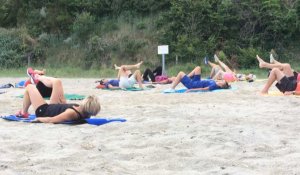 Réveil musculaire sur la plage du Plat Gousset 