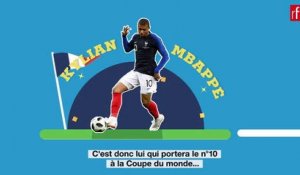 Kylian Mbappé, le numéro 10 qui vaut 180 millions d'euros #France #CM2018 #foot