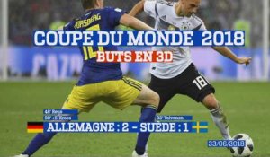 Buts en 3D : Allemagne - Suède (2:1) Coupe du Monde 2018 