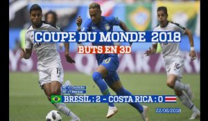 Buts en 3D : Brésil - Costa Rica (2:0) Coupe du Monde 2018 