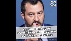 Italie: Salvini menace de supprimer la protection policière de Roberto Saviano, il lui répond
