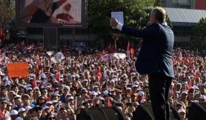 L'opposant Muharrem Ince tient un meeting de campagne à Ankara