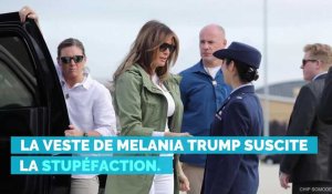 La veste de Melania Trump suscite la stupéfaction