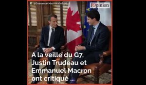 G7: Macron hausse le ton, Trump réplique