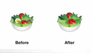 Google retire l'œuf de son emoji salade pour qu'elle soit "vegan" - ZAPPING ACTU HEBDO DU 09/06/2018