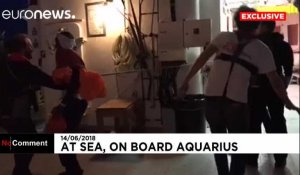 Soutenir les migrants à bord de l'Aquarius