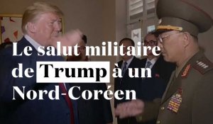 Oups ! Donald Trump a adressé un salut militaire... à un général nord-coréen