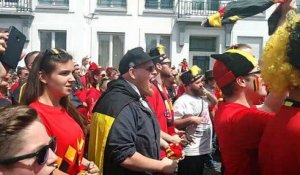 Ambiance de folie dans la fan zone de Tournai pour Belgique-Tunisie