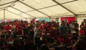 Belgique - Tunisie: fan zone à Estaimpuis