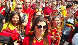 Belgique - Tunisie vécu de la fan zone de Mouscron