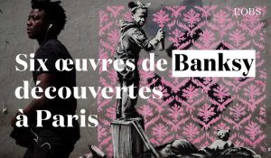 Six nouvelles œuvres de Banksy découvertes à Paris