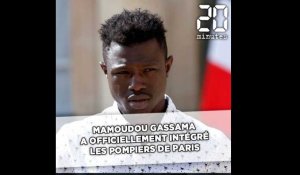 Mamoudou Gassama a officiellement intégré les pompiers de Paris