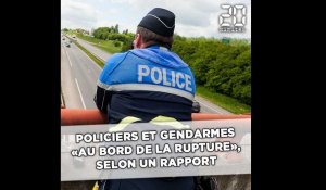 Policiers et gendarmes «au bord de la rupture»