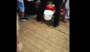 Dour : affrontements entre policiers et supporters après le match des Diables