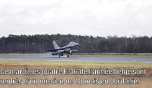 Retour des F16 belges