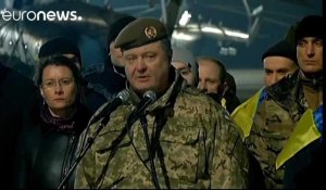 L'Ukraine et le Donbass accueillent leurs héros de guerre
