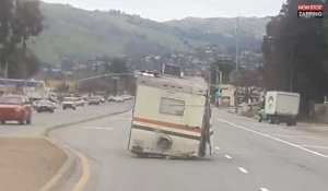 Californie : Un camping-car ravagé continue de rouler ! (vidéo) 
