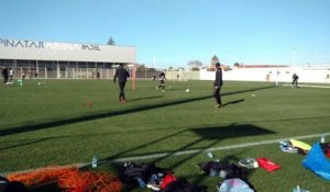 Sporting Charleroi: Jour 3 du stage à Murcie, les Zèbres travaillent les frappes au but
