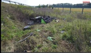 Hongrie : Un fou du volant en Lamborghini se crashe (vidéo) 
