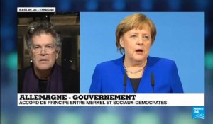 Accord SPD - CDU : "Nous aurons un gouvernement Merkel 4"