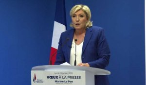 FN: Marine Le Pen veut un front "plus ouvert, plus divers"