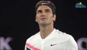 Open d'Australie 2018 - Roger Federer en demies  : "J'ai ramé pour battre Tomas Berdych"
