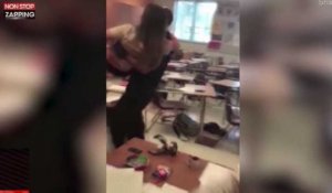 Fusillade dans un lycée en Floride : Les images terrifiantes de la panique dans une salle de classe (vidéo)