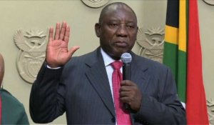 Afrique du Sud: Ramaphosa prête serment comme nouveau président